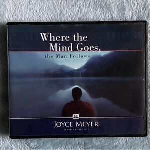 Like New Joyce Meyer 5 CD Teaching Series: Where The Mind Goes, The Man Follows